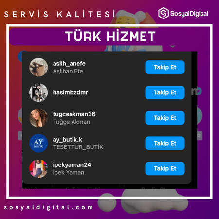 Instagram Gerçek Türk Yorum Satın Al Paketlerinin Profilleri